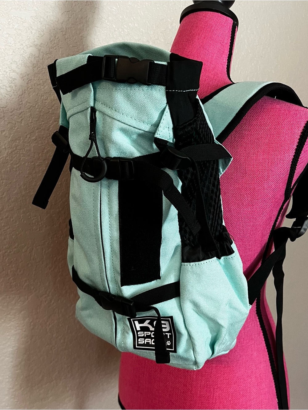 K9 Sport Sack - Mint Green Dog Backpack Carrier - Small